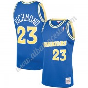 Camisetas Baloncesto NBA Golden State Warriors 1990-91 Mitch Richmond 23# Azul Hardwood Classics Swi..